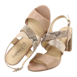 Caprice women's sandals 28312 beige 5 Caprice women's sandals 28312 beige 5