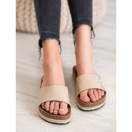 Goodin Fashionable Golden Slippers 2