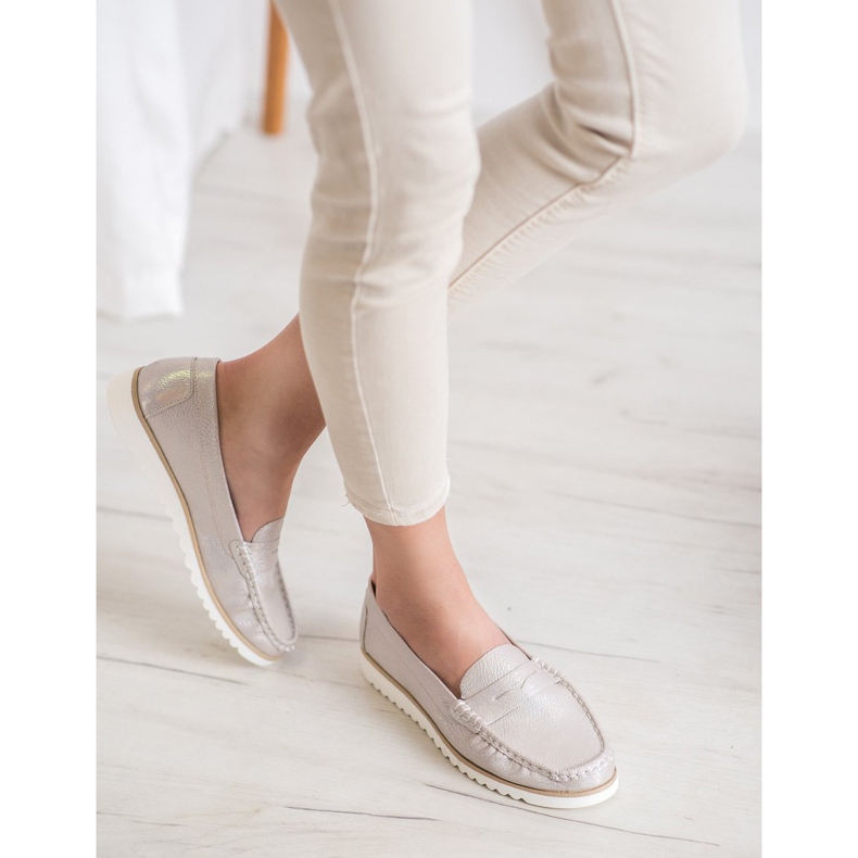 Sergio Leone Loafers On The Platform beige 2