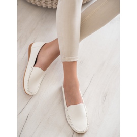 Primavera Eco Leather Loafers white 1 Primavera Eco Leather Loafers white 1