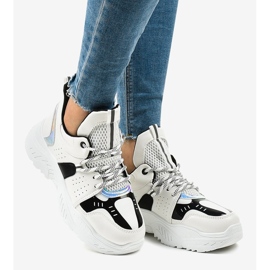 White sports sneakers K-505 1