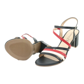 Caprice sandals women's shoes 28304 white red navy blue 5 Caprice sandals women's shoes 28304 white red navy blue 5