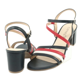 Caprice sandals women's shoes 28304 white red navy blue 4 Caprice sandals women's shoes 28304 white red navy blue 4