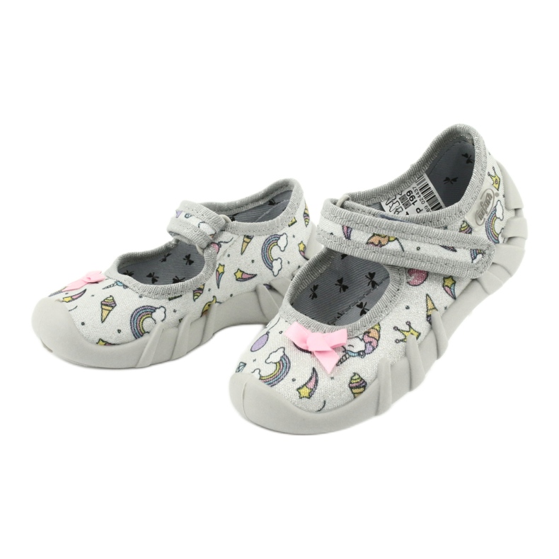Befado children's shoes 109P199 grey multicolored 3