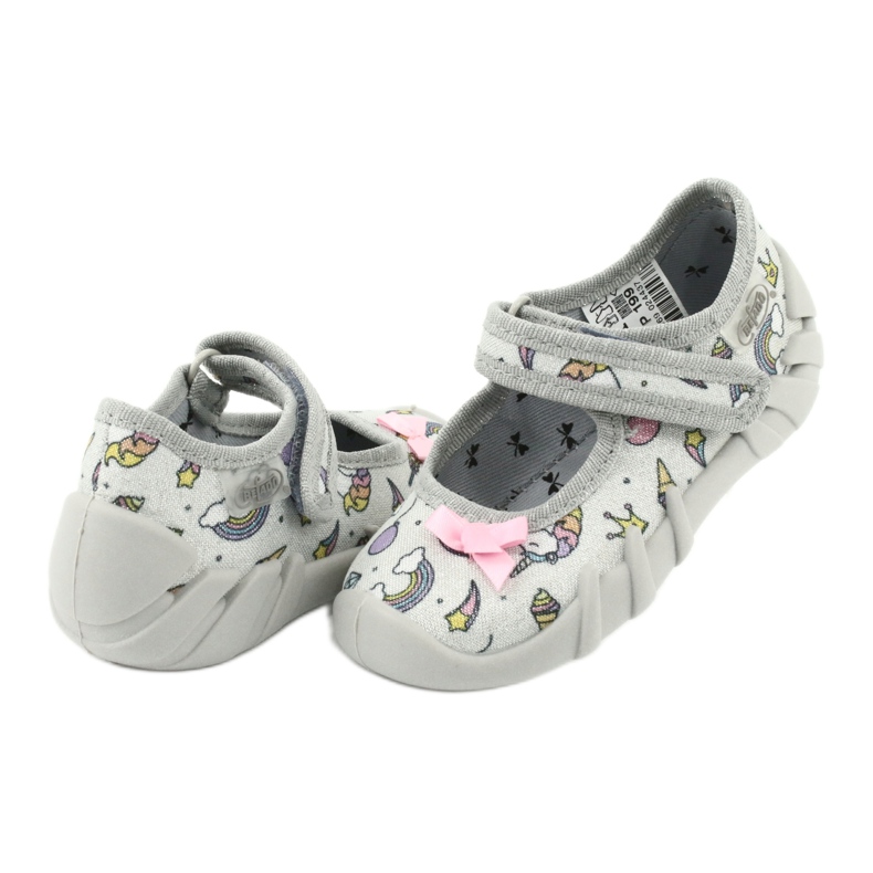 Befado children's shoes 109P199 grey multicolored 4