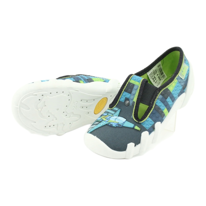 Befado children's shoes 290X192 blue grey green 5