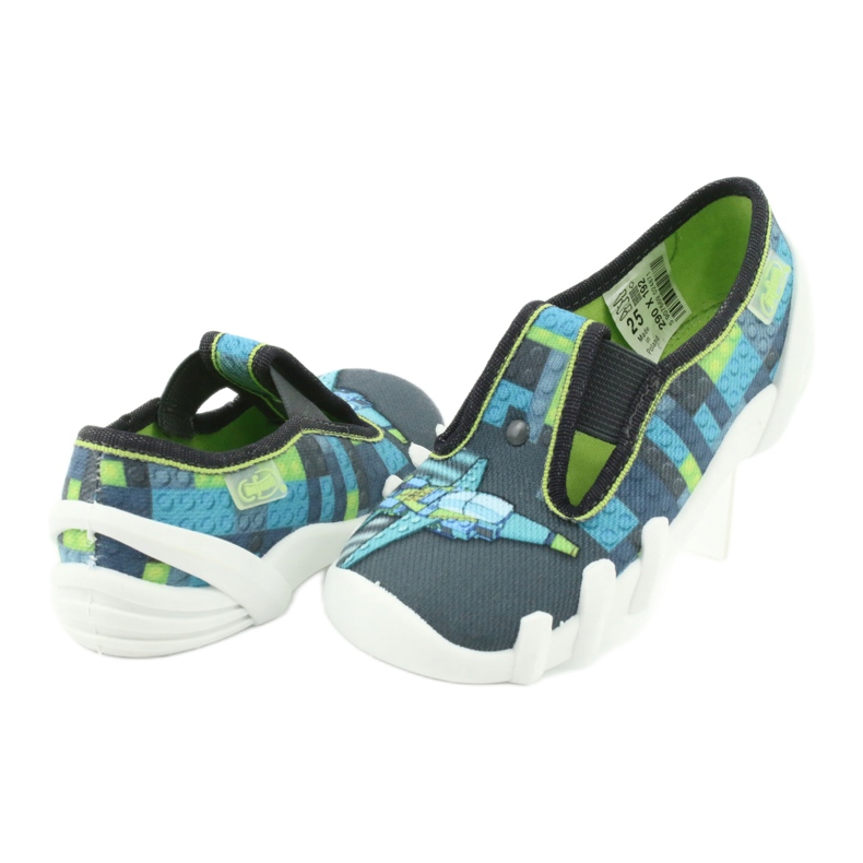 Befado children's shoes 290X192 blue grey green 4
