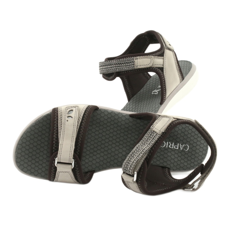 Comfortable sports sandals Caprice 28606 beige brown 6 Comfortable sports sandals Caprice 28606 beige brown 6