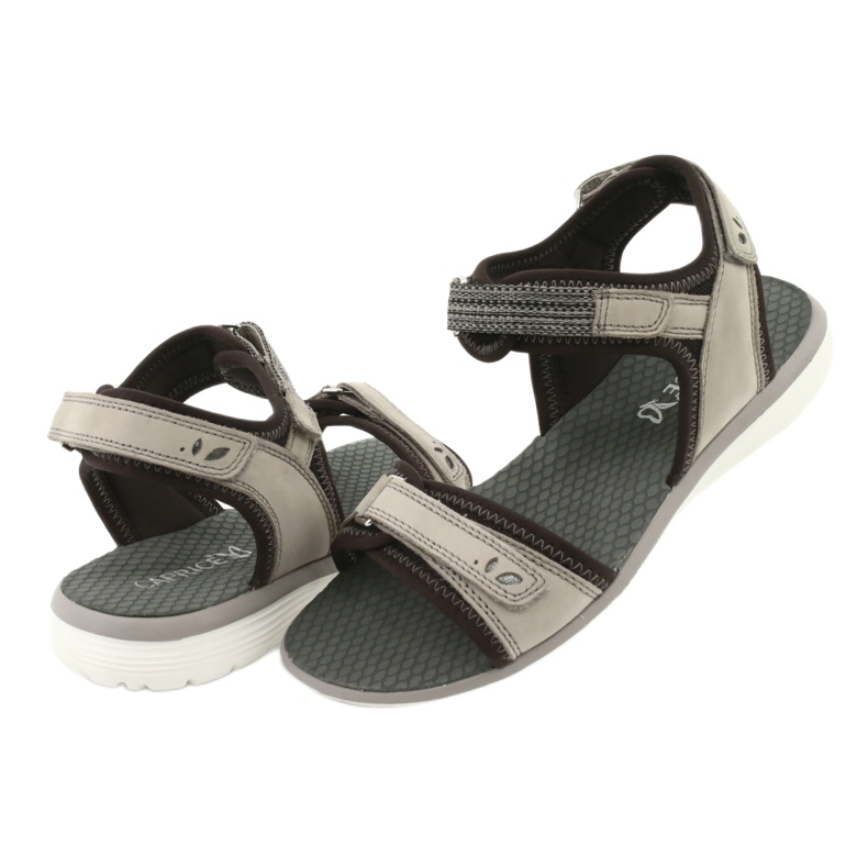 Comfortable sports sandals Caprice 28606 beige brown 4 Comfortable sports sandals Caprice 28606 beige brown 4