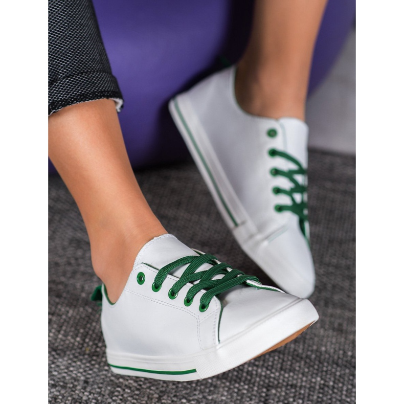 SHELOVET Comfortable Sneakers white 2