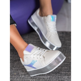 Ideal Shoes X-9758w white 2