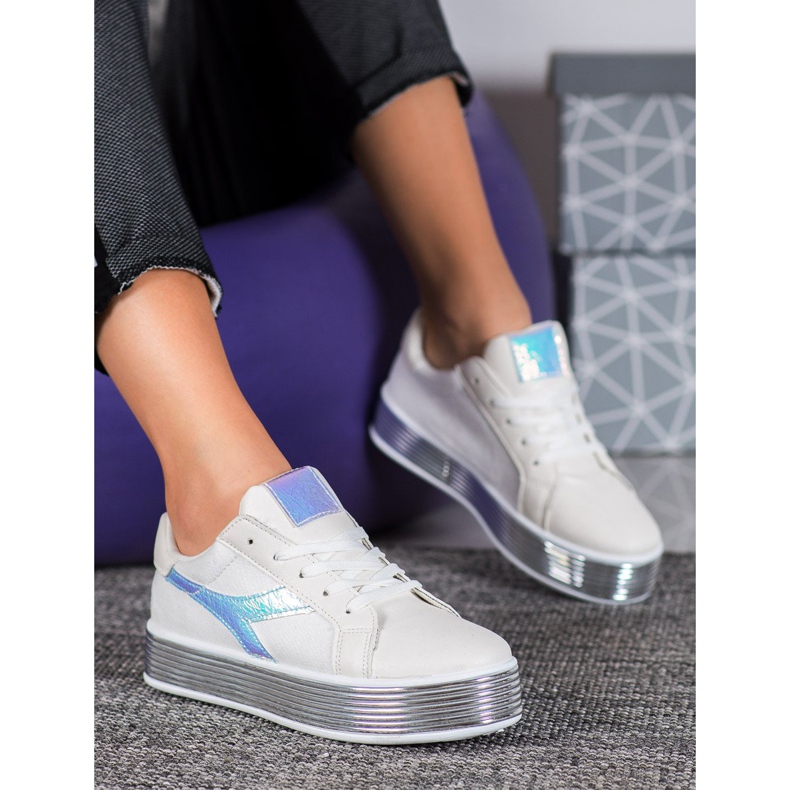 Ideal Shoes X-9758w white 1 Ideal Shoes X-9758w white 1