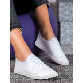 SHELOVET Light Sneakers With Eco Leather white 1