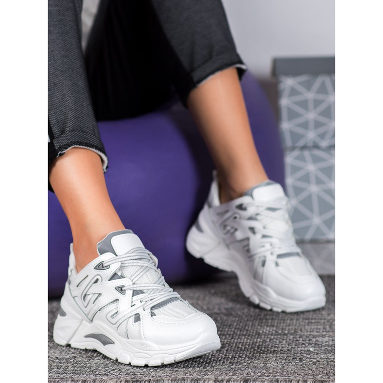 Small Swan Pohodlné Sneakers From Eco Kůže grey 1