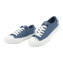 Big Star Lace-up denim sneakers FF274211 blue 3