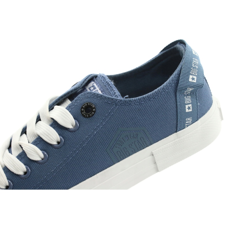 Big Star Lace-up denim sneakers FF274211 blue 6 Big Star Lace-up denim sneakers FF274211 blue 6