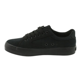 Big star ff274a175 classic tied black sneakers 2