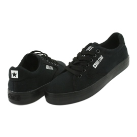 Big star ff274a175 classic tied black sneakers 4