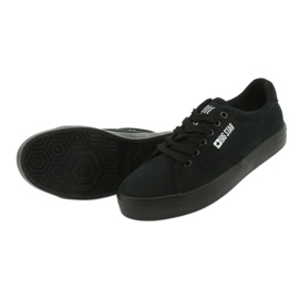 Big star ff274a175 classic tied black sneakers 5