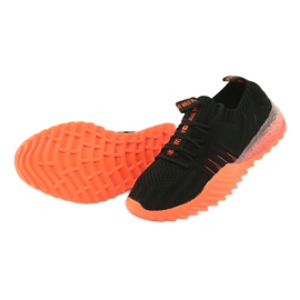 Big Star slip-on / lace-up sports shoes FF274342 colorless black orange 5