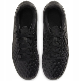 Nike Tiempo Legend 8 Club FG / MG Jr AT5881-010 football shoes black black 2
