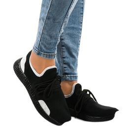 Black women's sports shoes B-6851 2
