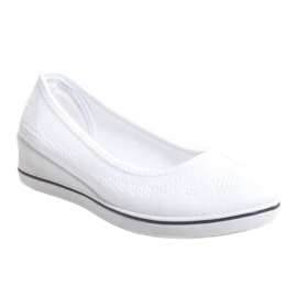 White sneakers on the wedge heel 1145-Y 1