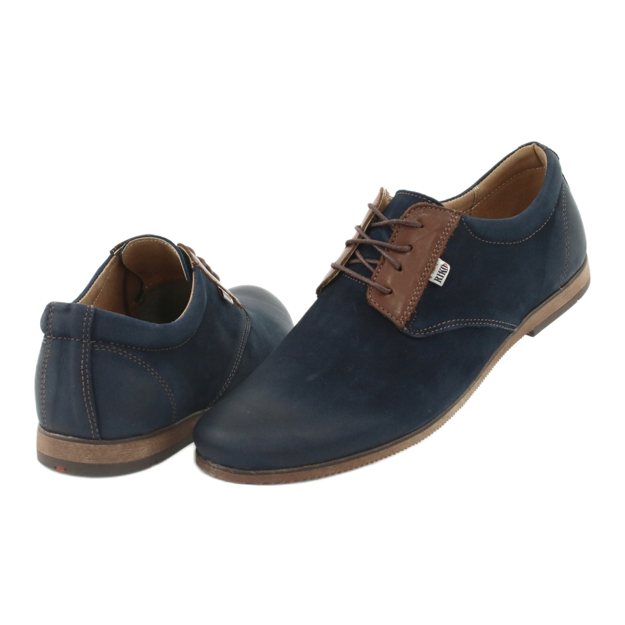 brown semi casual shoes