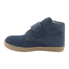 Velcro boots Mazurek 1101 navy blue 2