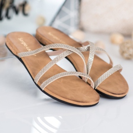 Sergio Leone Stylish Slippers yellow 2