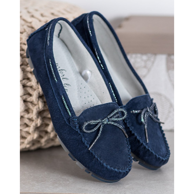 Filippo Light Leather Loafers blue 2