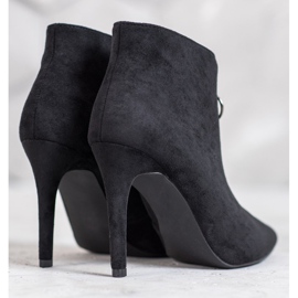 SHELOVET Black Boots On A High Heel 1