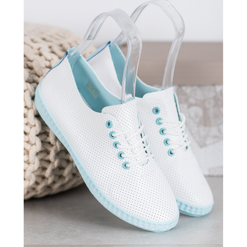 SHELOVET Light Openwork Sneakers white 1