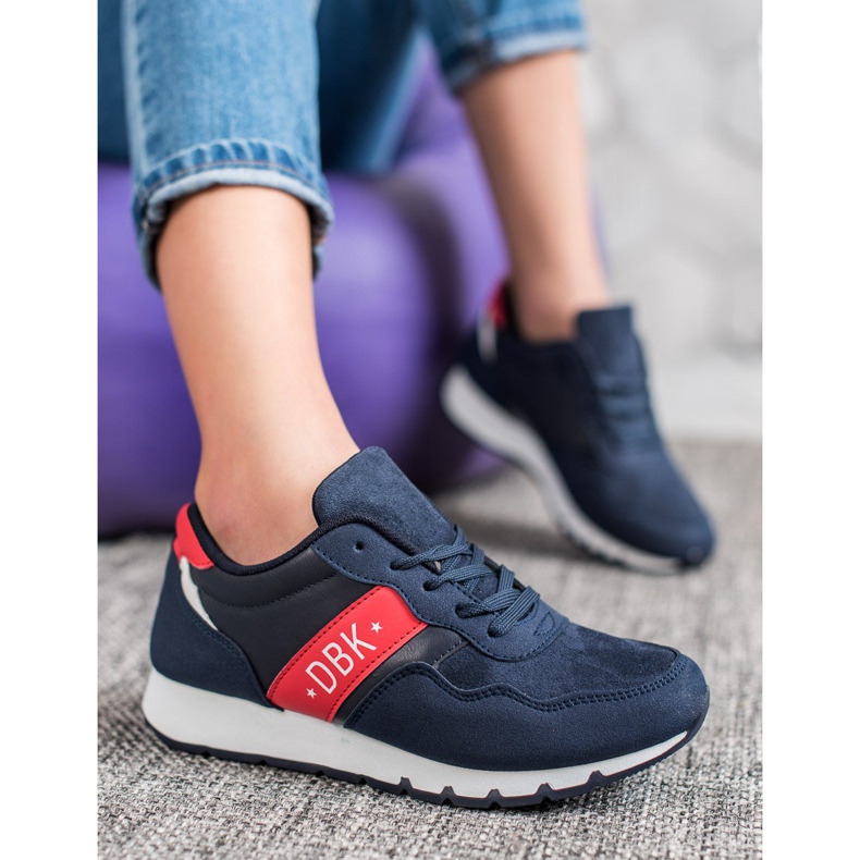 SHELOVET Navy blue sports shoes 1