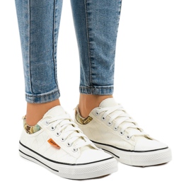 Classic white sneakers W11 1