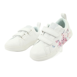 American Club Velcro sneakers flowers ES11 white red blue 3 American Club Velcro sneakers flowers ES11 white red blue 3