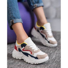 SHELOVET Textile Sneakers multicolored 1