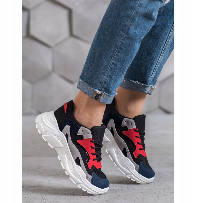 SHELOVET Textile Sneakers multicolored 2