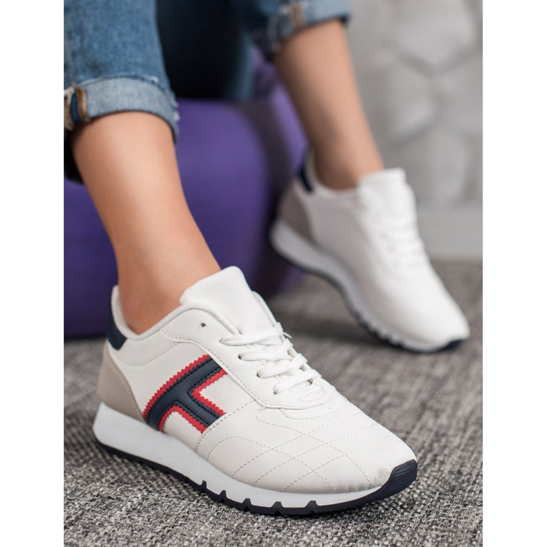 SHELOVET Sports shoes white multicolored 1 SHELOVET Sports shoes white multicolored 1
