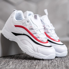 SHELOVET Classic white sneakers 1