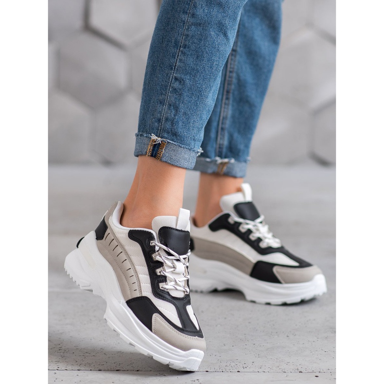 SHELOVET Fashionable Shoes On The Platform multicolored 1