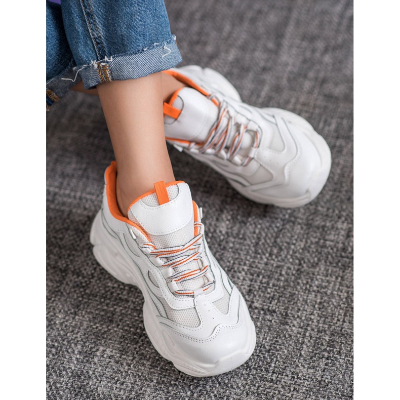 SHELOVET Sneakers On The Platform white 1