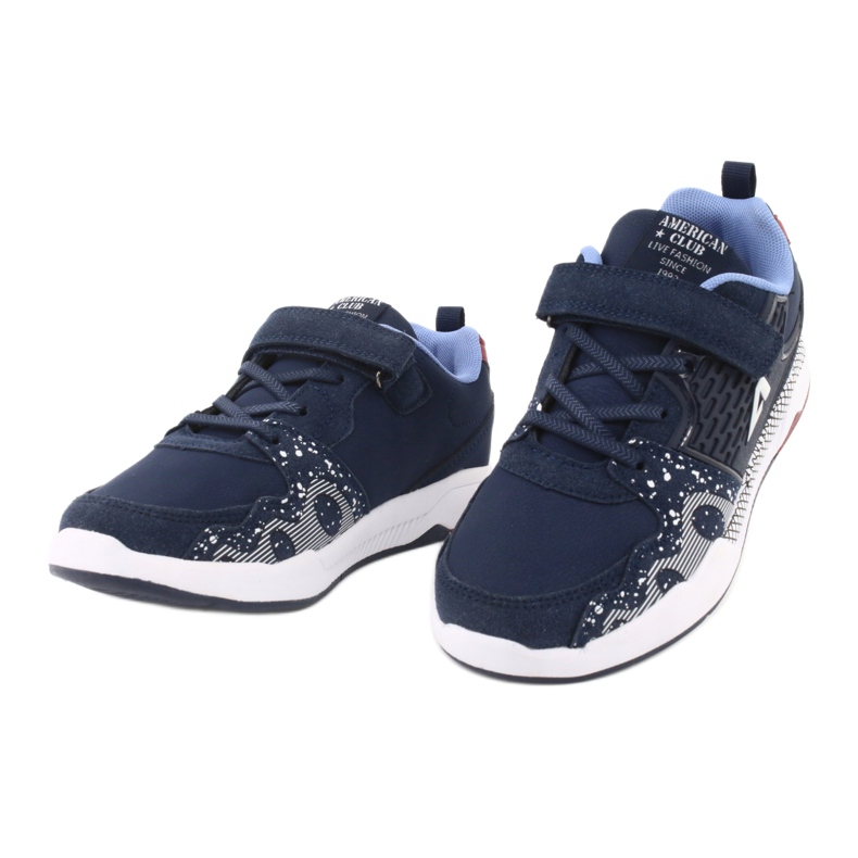 American club children's sports shoes BS03 navy blue white 3 American club children's sports shoes BS03 navy blue white 3