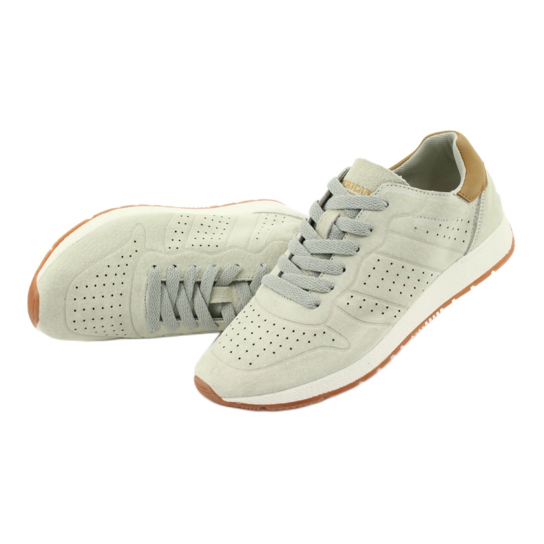 American Club AA04 leather sports shoes beige 5 American Club AA04 leather sports shoes beige 5