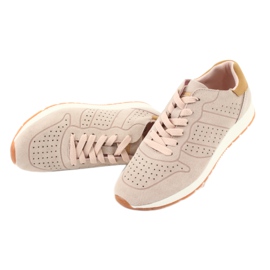 American Club AA06 women's leather sports shoes, powder pink 6 American Club AA06 women's leather sports shoes, powder pink 6