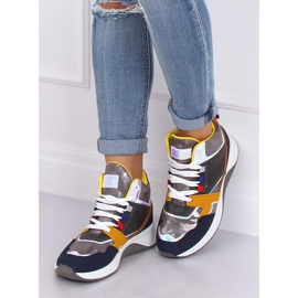 High-top sneakers D20-2 Gray multicolored 2