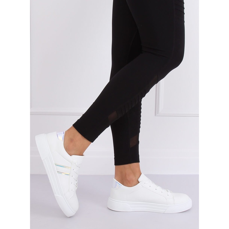 White women's sneakers CC-20 White 1