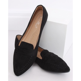 Black Women's loafers CH-1M6 Black 1