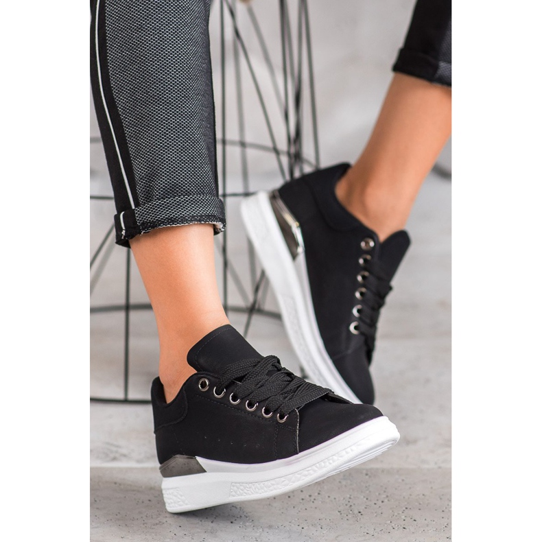 SHELOVET Sneakers On The Platform With Eco Leather black 2