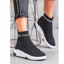 SHELOVET Fashion Slip-On Shoes black 1